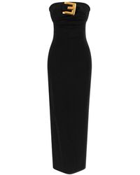 Balmain - Maxi Jurk - Lyst