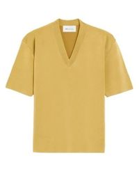 Ami Paris - V-Neck Trui Met Korte Mouwen - Lyst