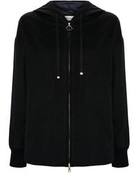Moncler - Zip-Up Drawstring Hoodie - Lyst