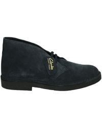 Clarks - Blaue Wildleder Desert Boot Evo Schuhe - Lyst