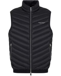 ARMANI EXCHANGE - Vests - Lyst
