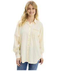 iN FRONT - Elsa Shirt Mit Spitzen Details - Lyst