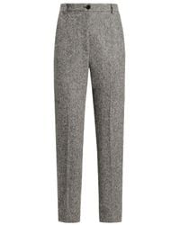 Dolce & Gabbana - Dolce & Gabbana Tweed Melange Pants - Lyst