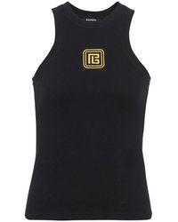 Balmain - Besticktes Tanktop - Lyst