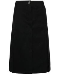 Lanvin - Midi Skirts - Lyst