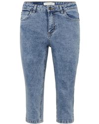 Kaffe - Cropped Jeans - Lyst