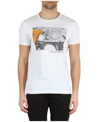Replay - Custom garage baumwoll t-shirt - Lyst