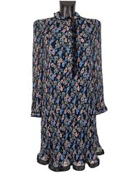 Tory Burch Devenue Floral Dress - Blauw