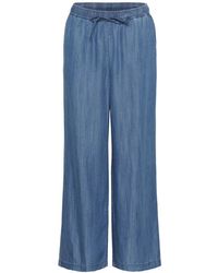 Part Two - Broeken ,Blauw ,Denim Relaxed Fit Blauwe Denim Broek - Lyst