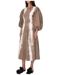 MSGM Gonna Midi - Bruin