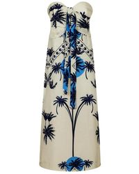 Raquel Diniz - Ipanema Linen And Silk Dress - Lyst