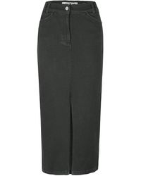 Riani - Denim Midi Rok Met Split - Lyst
