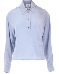 Alysi - Overhemden ,Blauw ,Shirt - Lyst