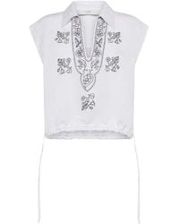 Seventy - Tops ,Wit ,Venezia Polo Shirt - Lyst