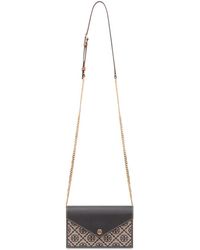 Tory Burch - Monogram Chain Wallet - Lyst