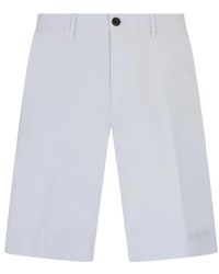 Incotex - Korte Broeken ,Blauw ,Katoen Bermuda Katoenen Shorts - Lyst
