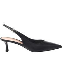 Baldinini - Schoenen ,Zwart ,Leer Slingback Pump - Lyst