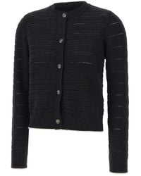 Marella - Truien & Vesten ,Zwart ,Wol Note Wollen Cardigan - Lyst