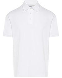 Fedeli - Tops ,Wit ,Katoen North Cotton Piquet Polo Shirt - Lyst