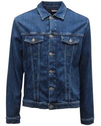 Imperial - Jassen ,Blauw ,Denim Denim Jas Gemaakt - Lyst
