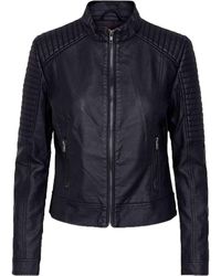 Sisters Point Duna Ja Fake Jacket - Zwart