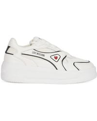 Love Moschino - Heart-Motif Sneakers - Lyst