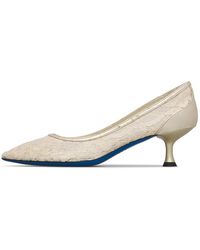 Loriblu - Pumps Mit Spitze Und Lackleder - Lyst