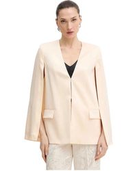 Twinset - Satin Cape Blazer - Lyst
