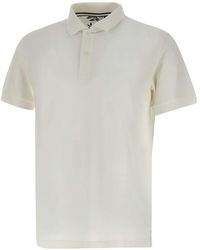 Sun 68 - Tops ,Wit ,Katoen Polo Cold Dye - Lyst
