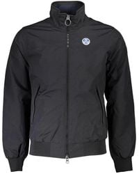 North Sails - Schwarze Bomberjacke, Wasserabweisend & Stilvoll - Lyst