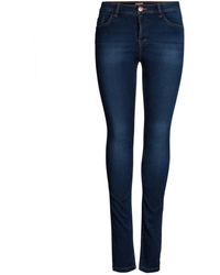 ONLY - Afslankende Blauwe Denim Jeans Vrouwen - Lyst