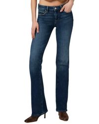 PAIGE - Jeans ,Blauw ,Katoen Laurel Canyon Bootcut Jeans - Lyst