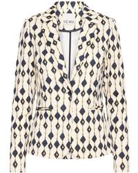 Ichi - Jassen ,Eclipse Ikat Aop Blazer Jas - Lyst