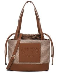 V73 - Strohkorb-Tasche Mit Kordelverschluss - Lyst