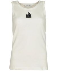 Lanvin - Viscose Top - Lyst