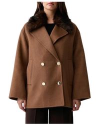 Kaos - Double-Breasted Coats - Lyst