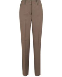 Peserico - Pantalone Cadi Di Viscosa Stretch - Lyst