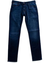 Emporio Armani - Slim Fit Denim 5-Pocket Hose - Lyst