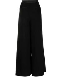 Jonathan Simkhai - Elegante Zwarte Wijde Pijp Broek - Lyst