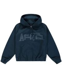 Arte' - Stencil Canvas Hooded Jacket - Lyst
