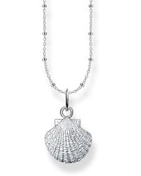 Thomas Sabo - Collana con ciondolo a conchiglia per donne - Lyst