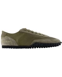 Common Projects - Schoenen ,Groen ,Leer Minimal Runner Seventy Sneakers - Lyst