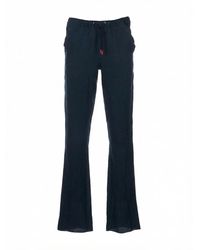 Kiton - Broeken ,Blauw ,Leer Pantaloni - Lyst