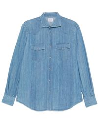 Mazzarelli - Denim Shirts - Lyst