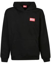 DIESEL - S-Boxt-Hood-Lab 9Xx Hoodie - Lyst