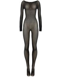 Wolford - Jumpsuits & Playsuits ,Zwart ,Wol Broeken - Lyst