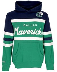 Mitchell & Ness - Hoodies & Sweatvesten ,Veelkleurig ,Katoen Nba Head Coach Hoodie Dallas Mavericks - Lyst
