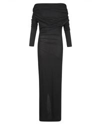 Entire studios - Elegante Zwarte Jurk Voor Vrouwen - Lyst