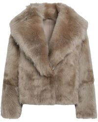 Blancha - Jassen ,Bruin ,Leer Giacca - Lyst