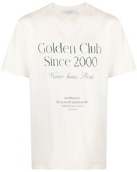 Golden Goose - Journey m regular/gaze baumwoll t-shirt - Lyst